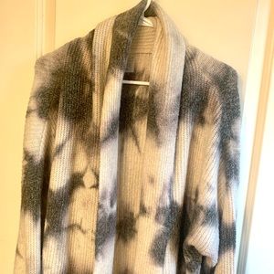 Tie Dye Cardigan Jacket 1X